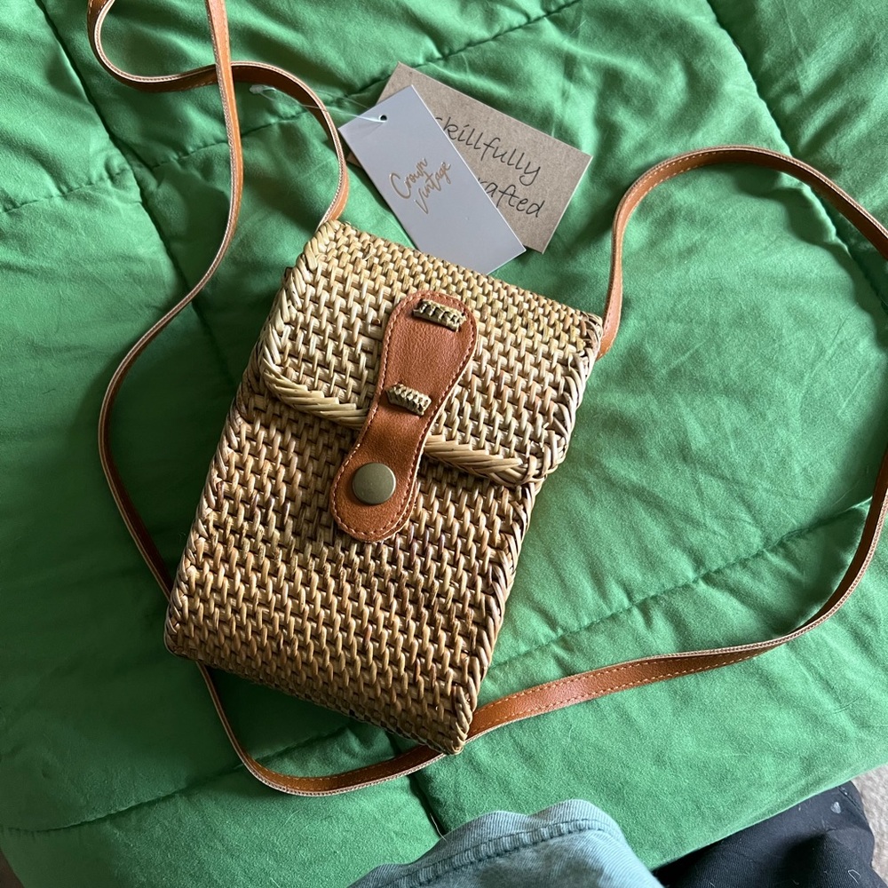 Basketweave crossbody